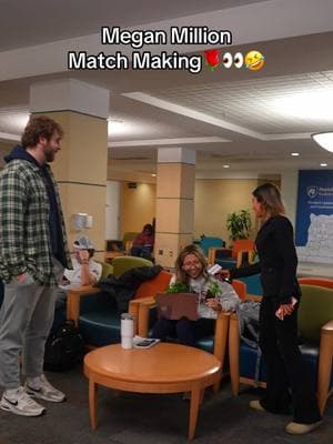 YESSSSS🤩🙈 Stay tuned for more!! #college #valentine #meganmillion #omg #haha #Love #pennstate #collegelife #matchmaking #comedy #funny 