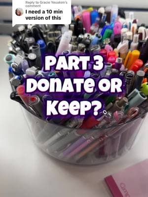 Replying to @Gracie Youakim part 3 of donate or keep. Everything linked in my amazon #pens #pentok #pen #gelpen #stationery #gelpens  