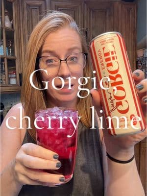 NEW cherry lime @@GETGORGIE##energy##energydrink##bluewaters##greentea##b12##biotin##b6##ltheanine##naturalenergy##gorgie