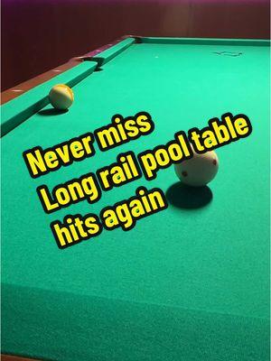 Trick is to hit rail and ball at same time little bit of left or right spin helps even more #billiards #9ball #pooltabletrickshots #foryou 