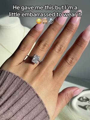 Would you wear this ring if your boo gives it to you!? He said it’s a promise ring 🥹 #ring #rings #promiserings #couplegoals #icyjewelry #diamondring #highqualityjewelry #jewelry 