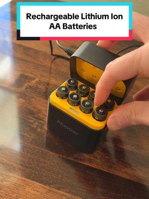 Rechargeable Lithium Ion AA Batteries 🔋  #lithiumionbatteries #lithiumbattery #lithiumbatteries #