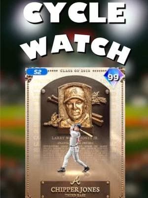 Cycle Watch: Chipper Jones  #Mlbtheshow #mlbtheshow25 #mlb25 #mlbgaming #baseball #MLB #mlb24 #mlbtheshow24 #braves #chipper 