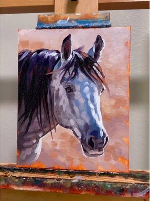 One of my very favorite textures to paint is a perfectly velvety horse nose! 🥹🐴  A horse’s sensitive muzzle is one of the ways they interact with the world, so it’s always an honor to be trusted enough to give them some gentle pets there.  This piece has been sold to a private collector. Email subscribers will always be the first to know when new works are available! #westernart #horsepainting #horseart #coloradoartist #mustangs #horses #oilpainting  