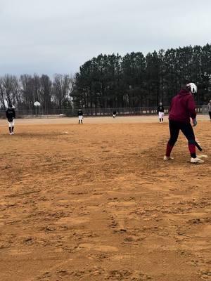 First scrimmage of the season and baby girl started the season off strong 🫶🏻❤️#travelsoftball #12usoftball #softball 