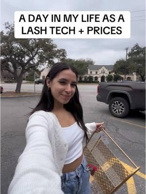 A day in my life making $455🤍☺️  #lashwithme #lashtechtips #fyp #lashestutorial #lashextensions #lashtok #lashesoftiktok #lashtech #lashartist #satxlashes #satxlashtech #sanantoniolashes #sanantoniolashtech #satx #lashclients #clientconsultation #salonowner #lashhumor #lashsalonowner 