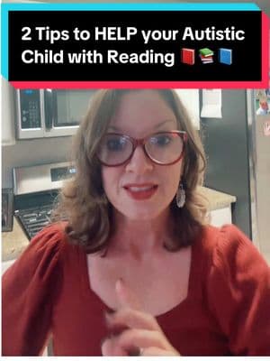 These are 2 tips to help your Autistic child with reading!  #parentingautism #gestaltlanguageprocessing #autismacceptance #echolalia #neurodiversityaffirming #gestaltlanguageprocessors #gestaltlanguageprocessor #schoolslps #parentingautistickids #neurodiversityacceptance #aac #hyperlexiaawareness #autisticparenting #presumeintelligence #aacdevice #parentingtips #scriptingandautism 