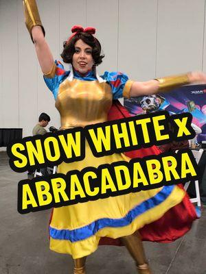 Snow White performing "Abracadabra" at a Magic convention #ladygaga #abracadabra #snowwhite #cosplay #snowwhitecosplay #abracadabradance #disneylorcana #disneyprincess 