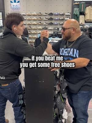 Beat me in arm wrestling and you win free shoes🎁 #shoedoc #shoelada #fz150 #shoecleaner #150bucks #givingbacktothecommunity 