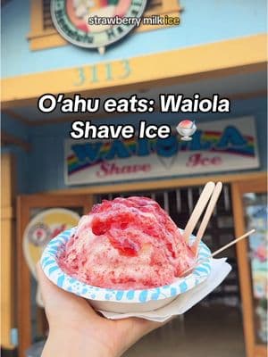 Such a cute shaved ice spot in Honolulu, Hawaii 🍧🌈 #oahu #oahueats #honolulufoodie #shavedice #hawaiifood #oahuhawaii #shaveice #hawaiieats  