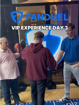 Day 3 was INSANE👀🐐 @FanDuel  • Stayed tuned for day 4 tomorrow where I’ll be in attendance for Super Bow LIX🏈⭐️ • #fanduel #fanduelsportsbook #vip #football #vipexperience #legend 