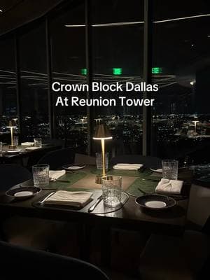 An unforgettable experience 🤍 #dallas #reuniontower #crownblockdallas 