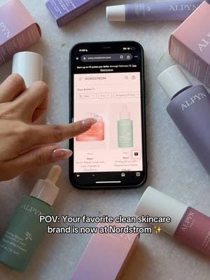 Shopping for clean skincare just got easier. Find us online now at Nordstrom. 💓 🏔️  @Nordstrom @Nordstrom Beauty  #nordstrombeauty #nordstrom #skincare #skintok #alpynglow #skincareroutine #cleanskincare