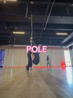 On Sundays we get Holy with the Poley 😈🖤 #pole #polefitness #poleclass 