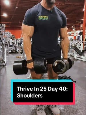 Thrive In 25 Day 40: Shoulders #gainersparadise #paulkrueger #naturalolympia #thisisnaturalbodybuilding #livelongdiebig #falsefakenatty #gains #naturalbodybuilding #progressiveoverload #fitness1 #thrivein25 #highintensitytraining #fitness #workout #pumpcity #shoulders #cheaf #heavy #heavyduty #dc #dctraining #100 #formula1 #fyp #fypシ #fypシ゚viral #LIVEhighlights #TikTokLIVE #LIVE 