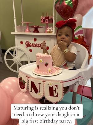 & i would do it again ❤️ #girlmom #firstbirthday #firstbirthdayparty #birthdaygirl #berryfirstbirthday #strawberryshortcake #fyp #birthdayparty 