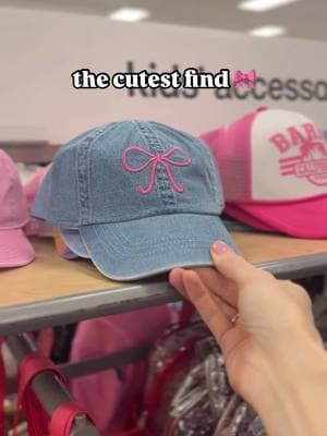 OKAY.. good news + bad news. Good - this hat is the most adorable hat ever 🎀🩷 Bad - it’s only available in little kid sizes 😭  #target #targetrun #targetdeals #targethaul #targetmusthaves #targetfinds #targetstyle #newattarget #targetfavorites #coquettestyle #bowsbowsbows #girlystyle #bowsonbows #girlmom #trendystyle bows, girly style, coquette, trendy fashion, toddler style, toddler girl, baseball hats, bows, cat and jack