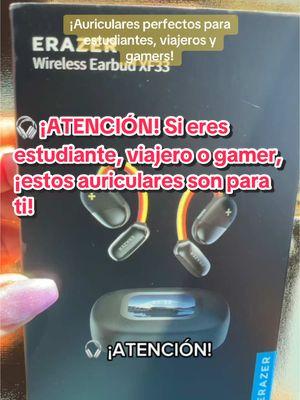 🎧 ¡ATENCIÓN! Si eres estudiante, viajero o gamer, ¡estos auriculares son para ti! ✨ ¡El ERAZER XF33 es más que unos audífonos, es tu compañero perfecto para todo! 💡 📢 Pantalla LCD táctil a todo color con control total: 🎶 Reproduce música, ajusta el sonido, cambia efectos y activa la reducción de ruido con un solo toque. 🔥 ¡Y ESO NO ES TODO! ✔ Bluetooth 5.4 con pantalla LCD táctil inteligente. ✔ Modo transparencia y reducción de ruido para un sonido envolvente HIFI. ✔ Ajusta el ecualizador, controla la música y cambia de idioma con un solo dedo. ✔ ¡Modo nocturno con luces LED para correr o entrenar con estilo! ✔ Función ‘Find My Earphone’ para que nunca los pierdas. 📸 ¡Incluso puedes pasar páginas en TikTok y tomar fotos con ellos! 🎮📱 ¡Esto es otro nivel! 🔥 ¡OFERTA FLASH por tiempo limitado! 🔥 🎁 De $69.99 a solo $29.99. ¡Corre y agrégalo al carrito antes de que se agoten! 🚨 📦 ¡Los auriculares que lo hacen TODO están aquí! 🎧 Open-Ear Earbuds ¡Escucha todo, sin perderte nada! #TikTokShop #ERAZERXF33 #Auriculares #TecnologíaViral #GamersLife #OfertaFlash #SanValentínRegalo #SonidoClaro #AudífonosInalámbricos #ComodidadTodoElDía #TecnologíaDeVanguardia #DeporteSeguro #EscuchaSinLímites #CorrerDeNoche #AudífonosAbiertos #CargaRápida #ResistenciaAlviento #accesorio  #TiktokShopOfertas #InnovaciónEnAudio #FlashSaleAhora #AudífonosErgonómicos #BlackFridayDeals #FlashSaleFinds@Top Music Electronics