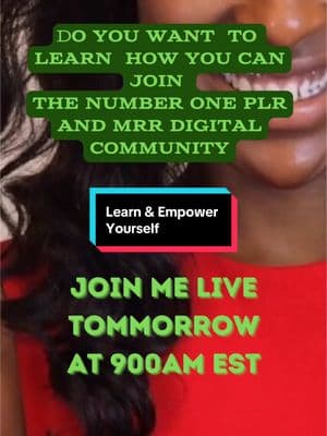 #Canva Do you want to start a digital business but don’t know where to begin? Comment “YES” and join my live tomorrow at 9:am est to learn more#mrr #plrdigitalproducts #plr#live#digitalmarketing #affiliatemarketingforbeginners 