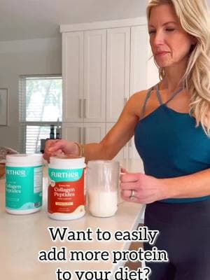 Want to easily add more protein to your diet? Put a scoop of @furtherfood Collagen Peptides powder in your smoothie for 20g of collagen and 18g of protein per scoop. The chocolate flavor is my favorite! Learn more about  through the link in my bio. . Have a great Sunday y’all! xo,dt . #ad #over40fitness #furtherfood #furtherfoodcollagen #furtherfoodcollagen #collagenpeptides #collagenprotein #addprotein #healthyover50 #healthyover40 #womenover40 #collagenpowder #collagendrink #healthyrecipies