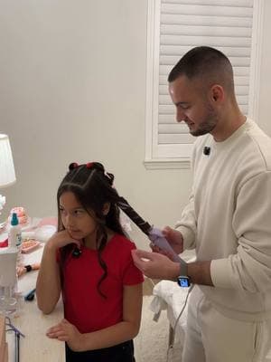 I love her 😍 #singledad #singledadlife #hairstyles #girlshairstyle #ValentinesDay 