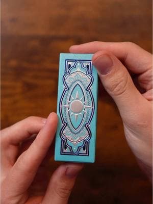 What do you think of these mini 1001 nights playing cards? #mini #small #shuffle #shuffles #shuffling #pov #asmr #skill #skills #satisfying #thedudewithcards #size #fyp #foru #4up 