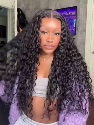 Something about the curlsssss🙌 Eatssss it uppp😍😍🔥 Hair: Glueless 6x5 HD lace closure water wave wig 24 INCH. 🎁Extra 22% off, code: 𝐓𝐊𝟐𝟐 🔗𝗖𝗵𝗲𝗰𝗸 𝘁𝗵𝗲 𝗯𝗶𝗼 𝗹𝗶𝗻𝗸 𝗼𝗿 𝗖𝗼𝗺𝗺𝗲𝗻𝘁 “𝗹𝗶𝗻𝗸” #uprettyhairofficial #uprettyhair #gluelesswig #deepwavehair #blackgirlhairstyles #blackgirlluxury #wiginstall #wigtok #waterwavewig #exploremore #fyp