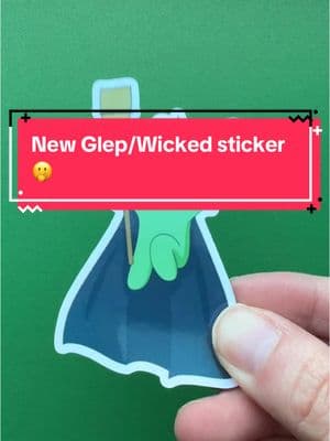 My newest and most wicked sticker 🫢 #smallartistcheck #smallartistshop #smallbusinessowner #etsyseller #smallartist #etsy #fyp #fypシ゚ #merchartist #stickers #stickertok #glep #glepsticker #wicked #wickedsticker #smilingfriends #smilingfriendssticker 