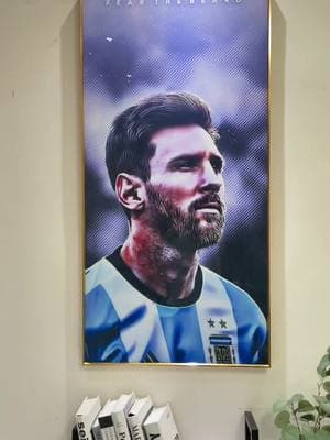 Enchanting gaze🫶🏻 #messi #messi10 #Soccer #painting #decoration 