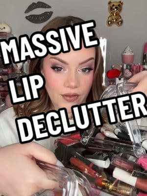 150 lippies gone💨  #makeupdeclutter #lipstickdeclutter #lipglossdeclutter #gettingridofmakeup #makeupdecluttering #makeup #makeuporganization #makeupcleanout #lipdeclutter #makeuppurge #makeupcollection #lippiecollection #beauty #beautydeclutter 