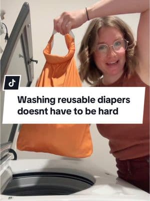 stop overthinking reusables.  Cloth diapers can be life changing for families of small children looking to take control of their finances  Wanna know how much money you can save by switching to reusables? 👀 It’s actually crazy.  #clothdiapers #washinglaundry #clothdiaperlaundry #reuse #reusables #sustainableswaps #momhack #laundryhack #diaperbag 