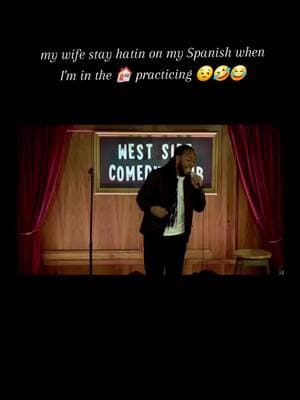 wife always hatin on my Español when I'm practicing in the 🏠 😑😒😂🤣 #comediangiovanni #comedian #standup #comedy #improv #nj #dreambig #fyp #fy #entertainment #laughs #funny #humor #español #spanish 