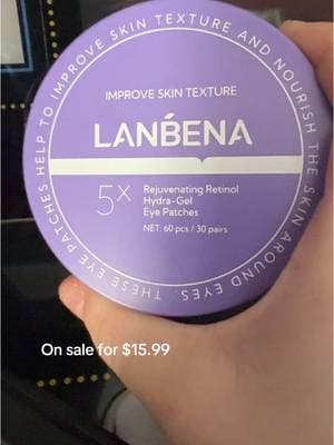 Haleigh rates these products 10/10 get them on sale while you can! #lanbena #lanbenaproducts #lanbenaeyepatches #fyp #fypシ #ad #advertising #advertisement #skincare #funnyfatdad 