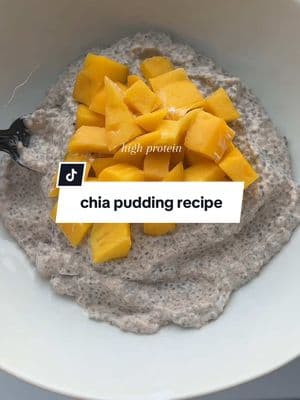 Replying to @ihavereallygoodtaste here’s my chia pudding recipe! Have been loving eating this for breakfast for the past couple of weeks. I might try a mixed berry version next 😋 •600g of oikos triple zero yogurt (or 4 individual containers. Note that the individuals are either 15g or 20g protein, not 17g like the big one I used in the video, so cals/protein will vary slightly) •2 cups unsweetened/unflavored almond milk •1/4 cup maple syrup  •1/2 tbsp vanilla (optional) •cinnamon (optional) MIX IT SUPER WELL!! And let it sit overnight 🩷✨ top with your fav chopped fruit! #healthyrecipes #chiapudding #chiapuddingrecipe #weightloss #weightlossrecipe #healthybreakfast #breakfastideas #weightlossbreakast #highproteinmeals #highproteinbreakfast 