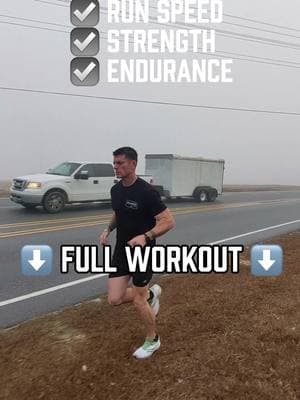 ⚡️ Want to Run Faster? This workout is designed to build endurance, speed, and lower body strength, all KEY FACTORS in improving your run time. The 800m repeats push your speed and stamina, while strength training reinforces the muscles that keep you powerful and injury-free. 🏃 Run Training: 5x sets of: • 800m at faster than your 1-mile baseline pace • 400m jog/walk recovery 💪 Strength Training: • Core Circuit (3x rounds) (60s rest):           - 1min Plank           - 25 Crunches           - 10 Hanging Leg Raises • 10min EMOM Barbell Front Squat • 4 sets of 12 Barbell Calf Raises (rest 60s) • 4 sets of 12 Single Leg Calf Raise (rest 60s) • 4 sets of 12 Barbell Romanian Deadlift (rest 60s) 🏃‍♂️ 👉 If you’re serious about getting faster, follow my full 6-week running improvement plan. You’ll get structured workouts, expert guidance, and proven strategies to crush your run goals. . . #Running #runplan #runworkout #workout #runner #fitness #getfit #FitTok #miltok 