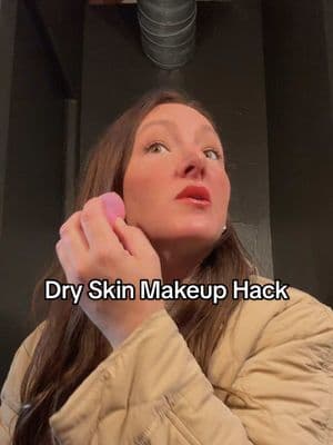 Am I an influencer yet? 😂 #makeup #makeuphacks #dryskin #dryskintips #flakyskin #dryskin #dryface #beautyhacks #beautytips #makeuptips #maturemakeup #matureskinmakeup #matureskintips #skincaretips #skincareroutine 