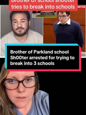 Zachary Cruz brother of parkland school sh00ting Nicholas Cruz was caught trying to break into 3 schools in Virginia. With the anniversary coming up on Valentine’s Day ppl are in high alert. #NicholasCruz #zacharycruz #parklandstrong #parkland #florida #fl #virginia #wilsonmiddle #wilsonhigh #valleytech   #greenscreen 