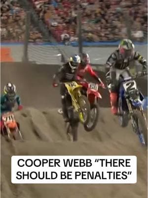 Following Tampa, Cooper Webb discussed the lapper situation in the 450 main event  #supercross #sx #supercrosslive #moto 