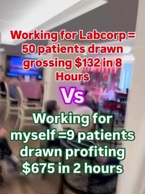 I keep trying to tell phlebotomist that it’s time you worked smarter and not harder with your mobile lab business !  Why stay in a place that pays your $16/hr when you can make $75 in 5 mins with just 1 patient?  Imagine how much more easier and simpler life would be when work much smarter with mobile lab draws !  ESPECIALLY with private facilities!  Comment “ebook” to grab my ebook to start your own mobile phlebotomy business!  It’s time to turn your sticks into stacks 💎💉🚗 #phlebotomy #mobilephlebotomy #mobilephlebotomist #phlebotomybusiness