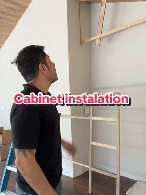 How to install custom cabinets        #howtoinstall #cabinets #how #cabinetinstallation #customcabinets #customcabinetry #