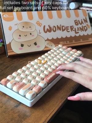 got 🥐🍞🥖 ? get bun wonderland ✨️ #keycaps #keycap #akko #bunwonderland #bread 