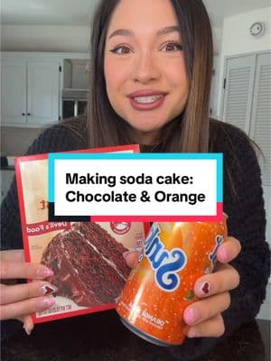 Making SODA CAKE?! Chocolate & Orange Soda #sodacake #popcakes #chocolatecake #easycakerecipe #cakehack