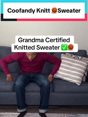 Cozy up in a knitted sweater just like grandma used to make! 🧶✨ Grab yours now for only $25 – a perfect blend of nostalgia and comfort. Get yours below! #KnittedSweater #knit #mensfashion #GrandmaVibes #TikTokShop