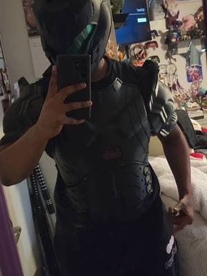 Some Doom Slayer progress :3 @Bethesda sponsor me plz.  . . . . #cosplay #cosplayer #3dprintcosplay #3dprinting #blackcosplayer #blackcosplay #videogame #doom #doomthedarkages #doometernal 