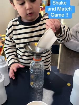 Shake and Match !! ##mamashly##kidsoftiktok##explore##foryou##foryourpage##montessoritoddler##toddler##challenge