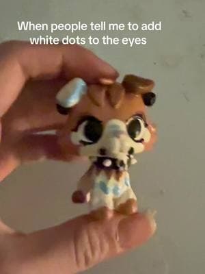 Like the whole point of the eye style is I want them to look lifeless XD I some time add white dots to them but not all the time bc some times the vibes is just lifeless eyes you know Art supplies used ( deco art varnish, deco art acrylic paint, epoxy sculpty) #lps #lpstiktok #lpstiktoksl #lpstiktoks #lpstok #fyp #foryoupage #lpscollectiontour #lpscollection #lpspopular #lpscustoms #lpscustom #lpscustomizer #lpscommunity #lpscat #lpsshorthaircat #lpsdog 