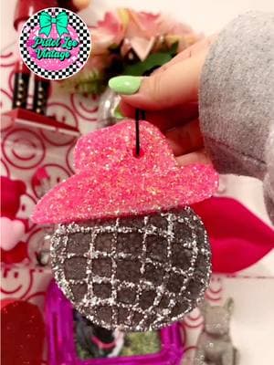 Disco Cowgirl 🪩 #SmallBusiness #smallbusinessowner #smallbusinesstiktok #carfreshener #carfreshies #freshies #freshiesinthemaking #freshiesoftiktok #freshiemaker #freshiemaking #glitter #discocowgirl 