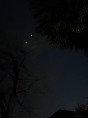 9feb2025 this happened diring superbowl #leaguecity #ufo #orb #aliens #lights 