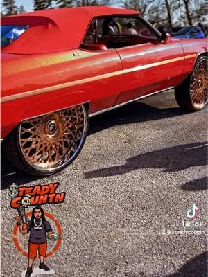 BRO 75 CAPRICE DONK SITTN CLEAN ONNA ROSE GOLD 30S @FORGIATO @Tiarra Grilles TAGGIN ,RUNNIN💨 &PAINT WET 🎨💦 🔊🔊🔥🔥🔥💯🦾💥📸🎥🎶🎶🌹🏆 #STEADYCOUNTN #BIGPRESSURE  #NAPTOWN #NAPTOWNWHIPS #BIGRIMS #FORGIATO #30s #WETPAINTNATION #WET #CANDYPAINT  #VERTSEASON #DONK #donks #caprice #capriceclassic #chevy #chevrolet #impala #donkgame #CLASSICCARS #oldskool #BASSHEAD #kingkonginthetrunk #custominterior #digitaldash  #30s #BIGBLOCK #ALLMOTOR #KANDYPAINT #FYP