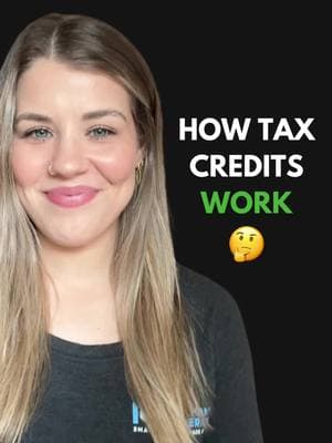 Here’s a quick breakdown on how business tax credits work 🤓 #businesstaxes #taxcredit #taxtips #SmallBusiness #smallbusinesstaxes 